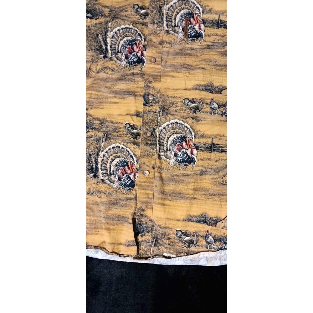Clearwater Outfitters Long Sleeve Button Up Mens L Turkey Hunting Gorpcore AOP - Picture 8 of 14